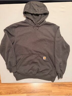 Carhartt Rain Defender Loose Fit Grey Hoodie TS0615-M Size Large